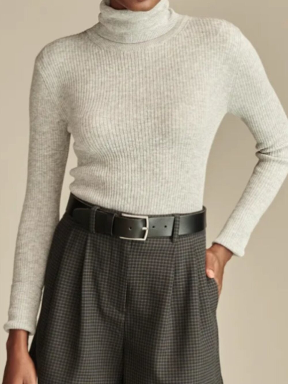 Lucky Brand - Rib-Knit Turtleneck Sweater